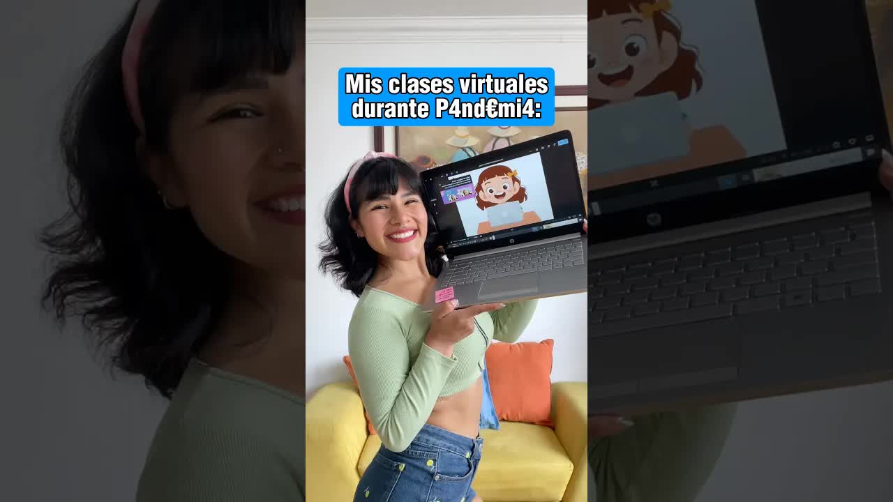 escena divertida en clase con la profesora