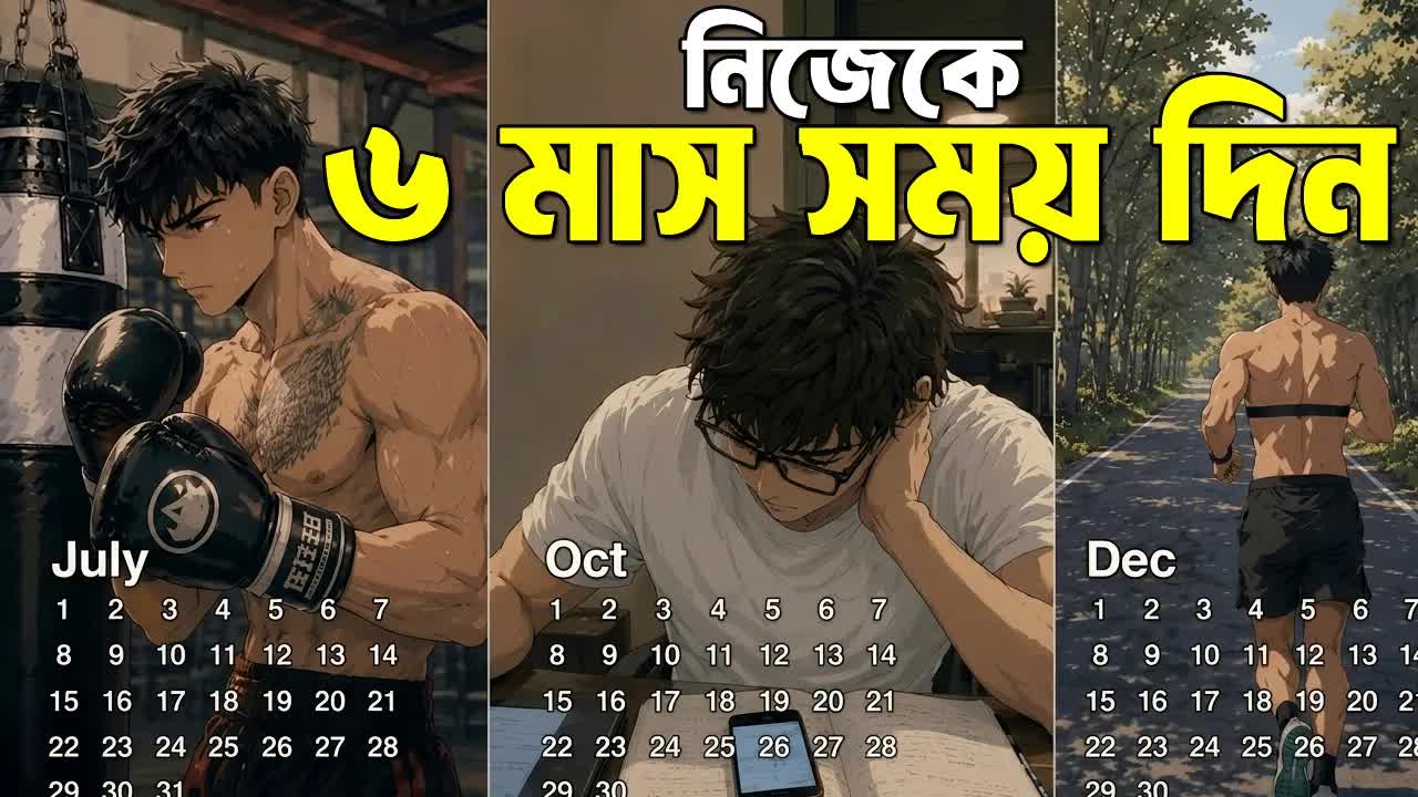 নিজেকে পরিবর্তন করুন: ৬ মাসের চ্যালেঞ্জ
