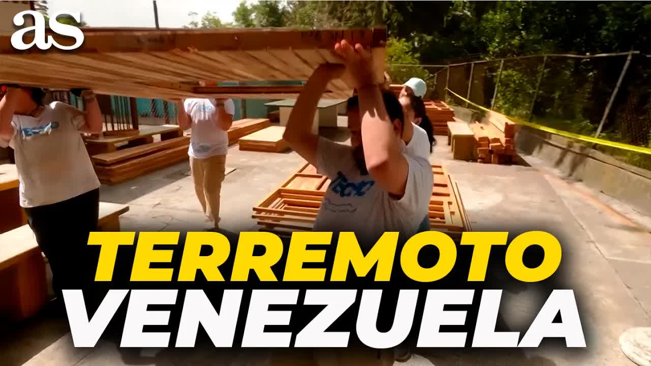 Construyen viviendas tras terremoto en Venezuela
