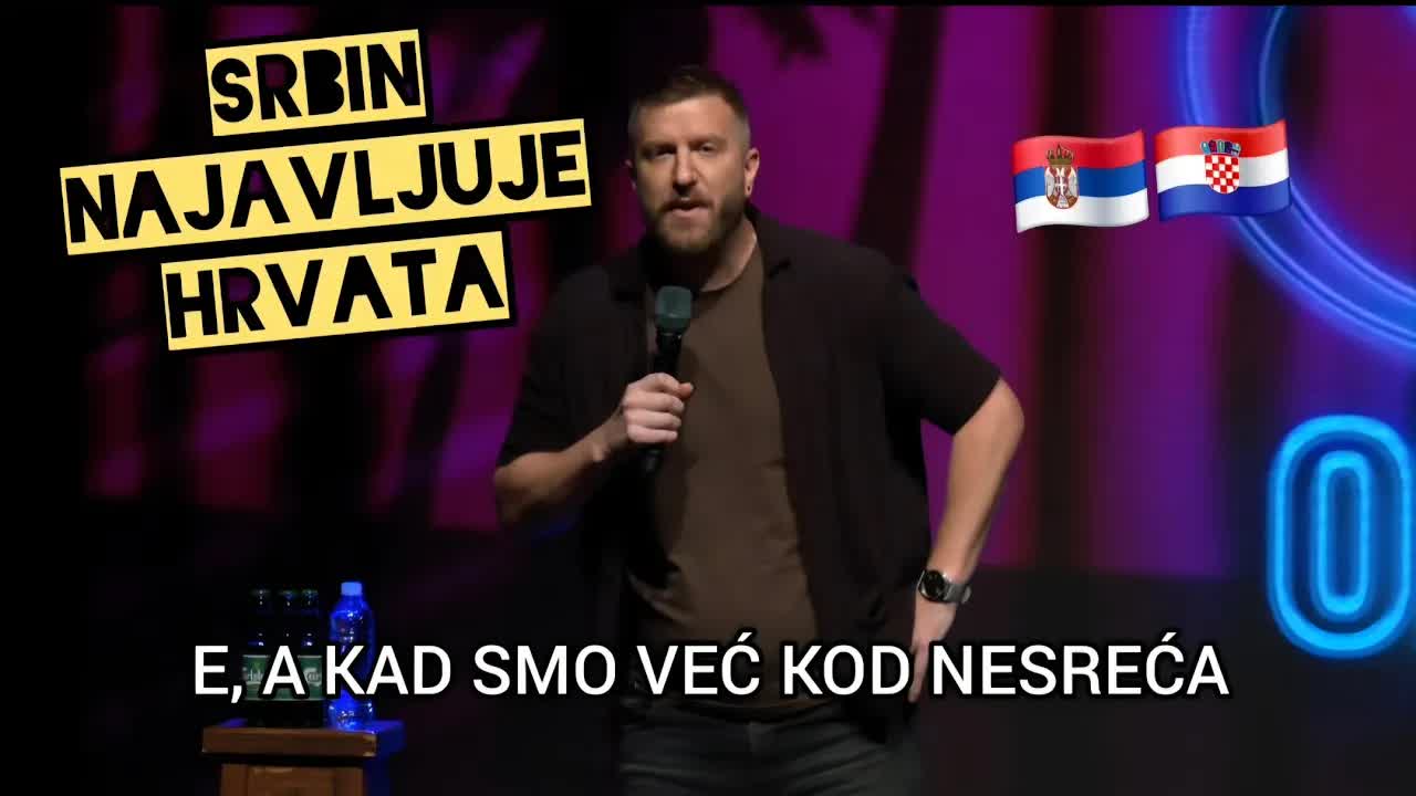 Stand-up komičar Tin Sedlar na festivalu u Crnoj Gori