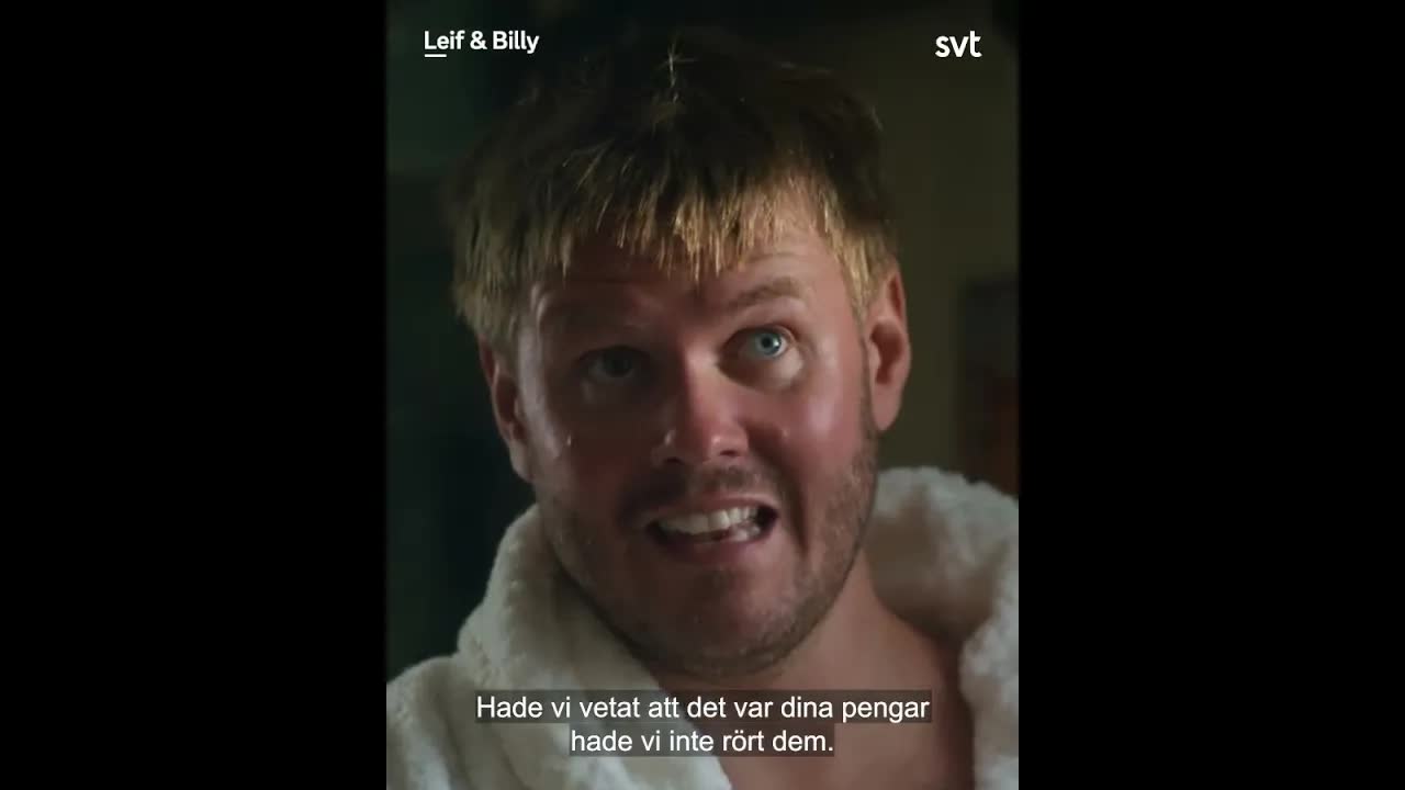 Leif och Billy bränner pengar på kläder och TV