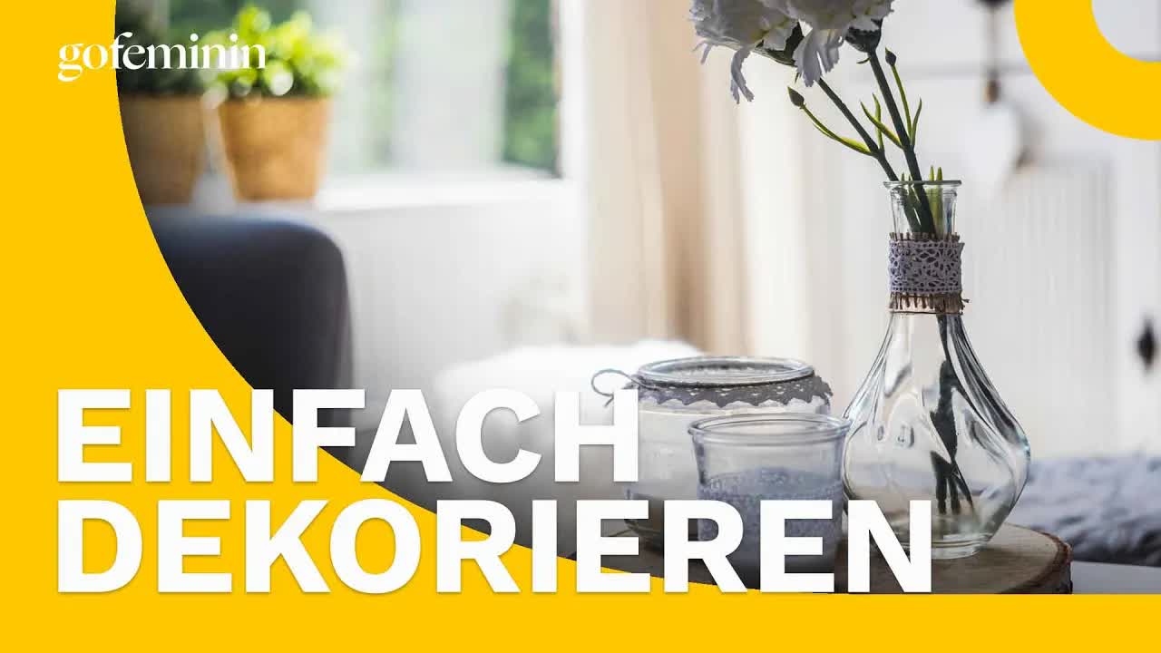 Die Dreierregel für harmonische Deko
