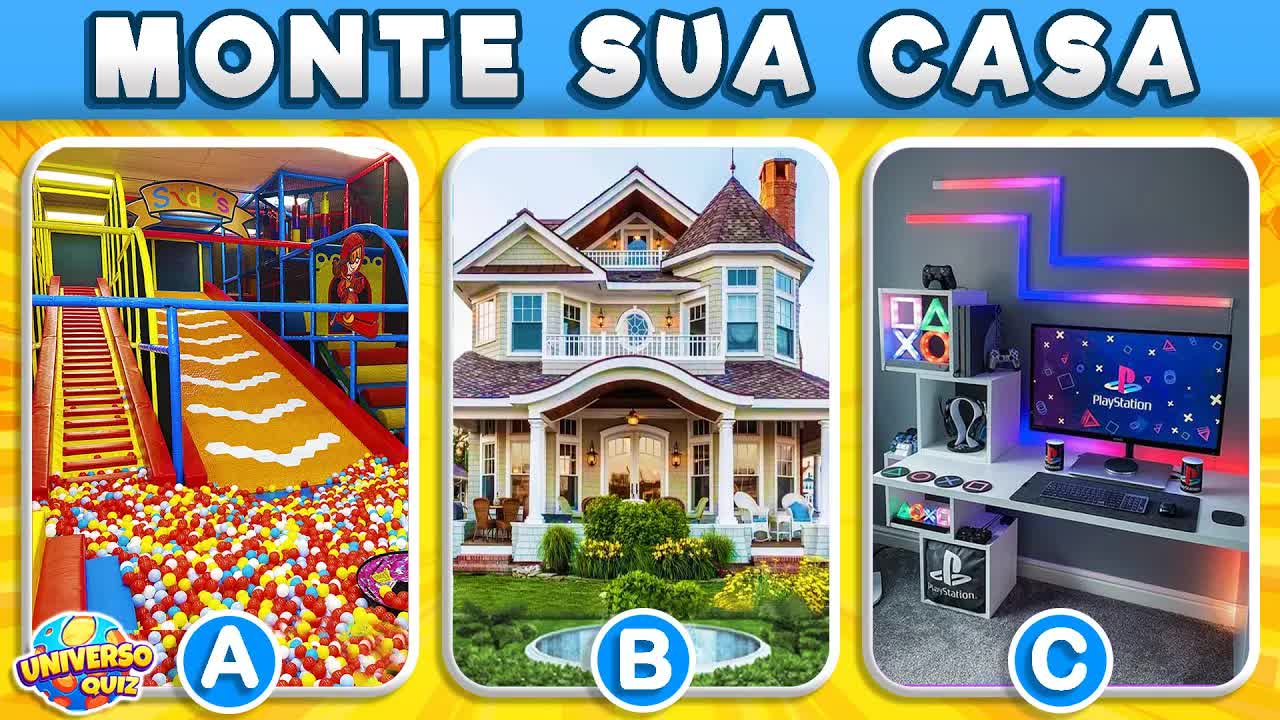 Monte Sua Casa Dos Sonhos: Escolha Os Itens