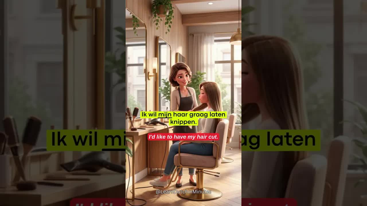 Een gesprek bij de kapper