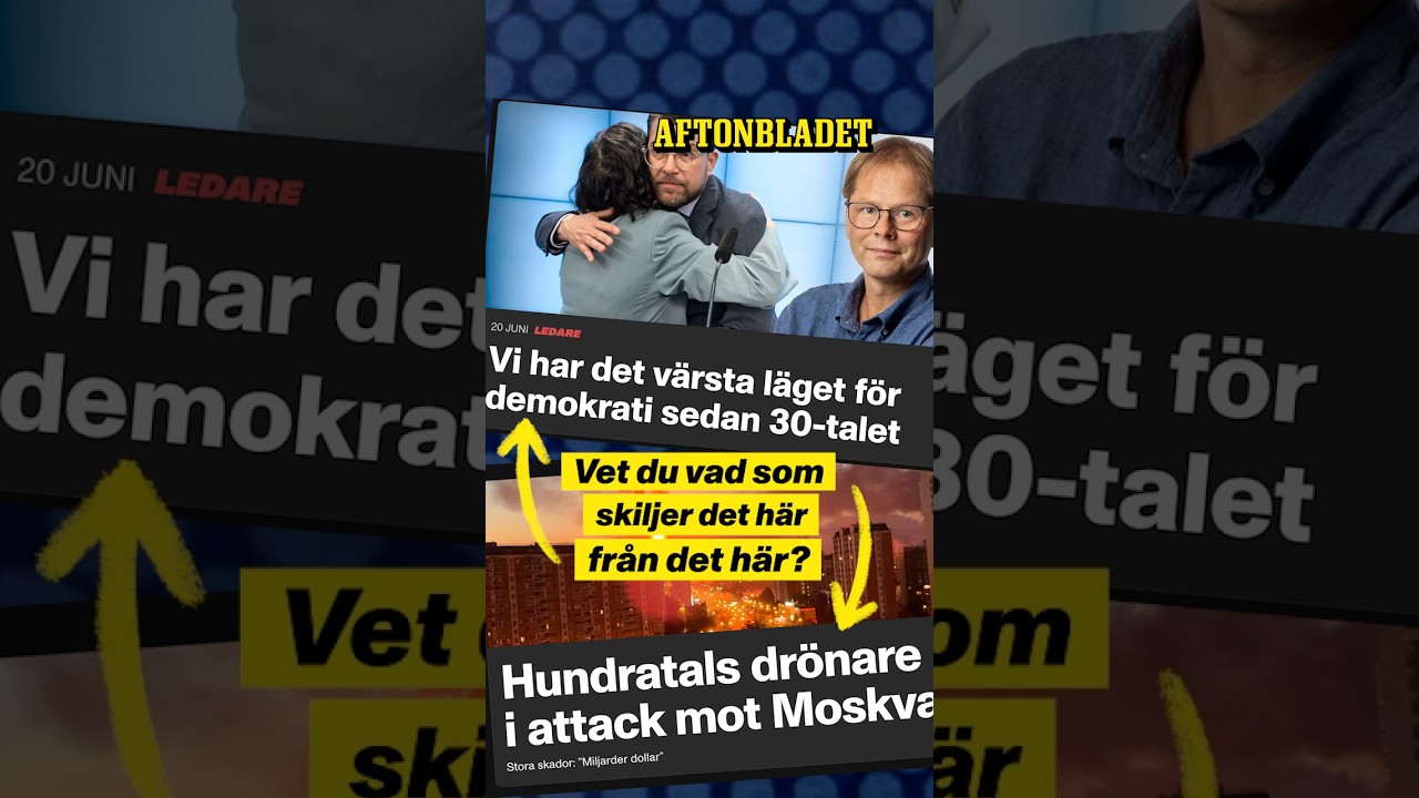 Skillnaden mellan nyheter och åsikter på Aftonbladet