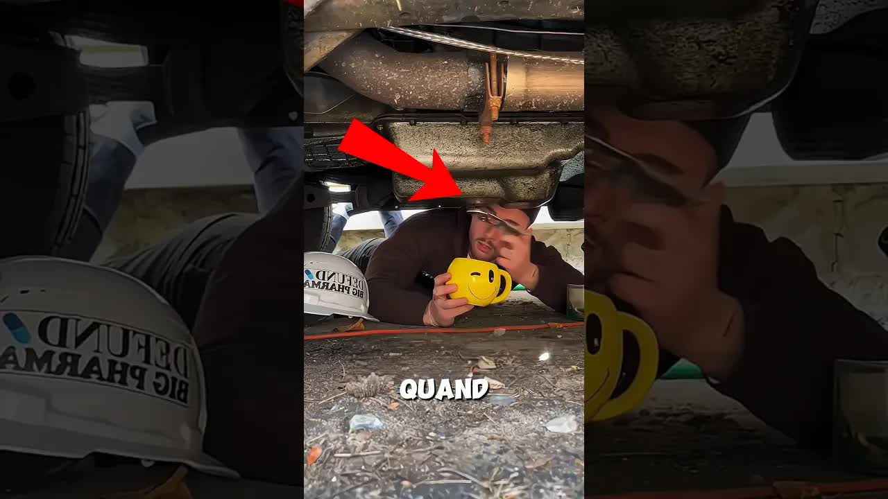 Il a changé l'huile de sa voiture et tout a mal tourné