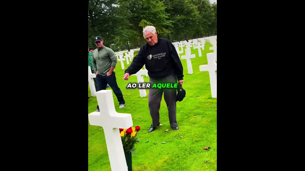 Veterano reencontra túmulo de amigo de guerra