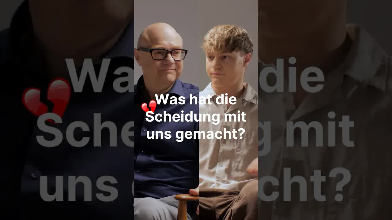 Wie sich die Vater-Sohn-Beziehung nach der Scheidung veränderte