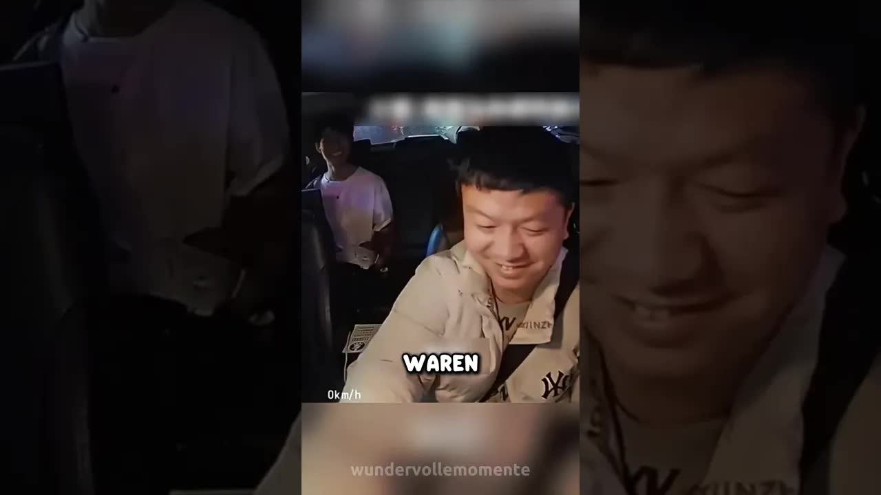 Zwei Gehörlose verbinden sich im Taxi