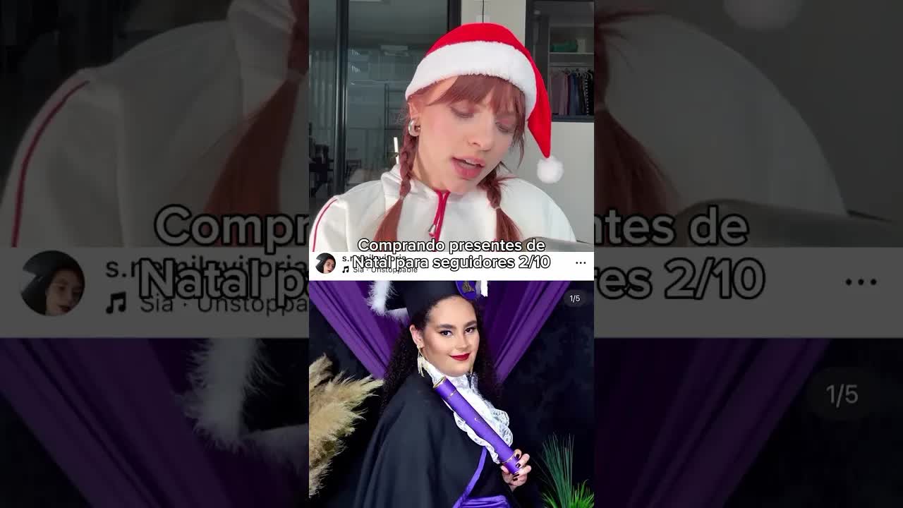Comprando Presentes de Natal para Seguidores