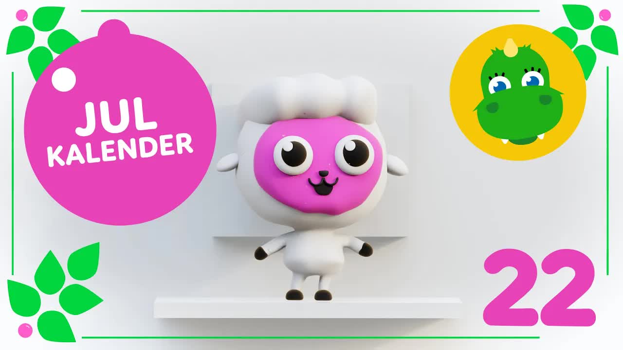 Bolibompa Mini Julkalender Lucka 22: Lamm och Draken