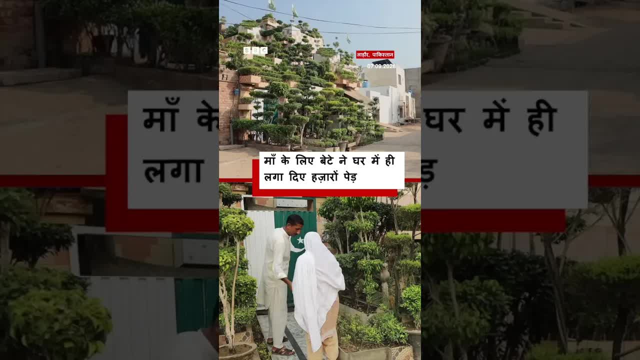 माँ की इच्छा पूरी करने के लिए घर में लगाए पौधे