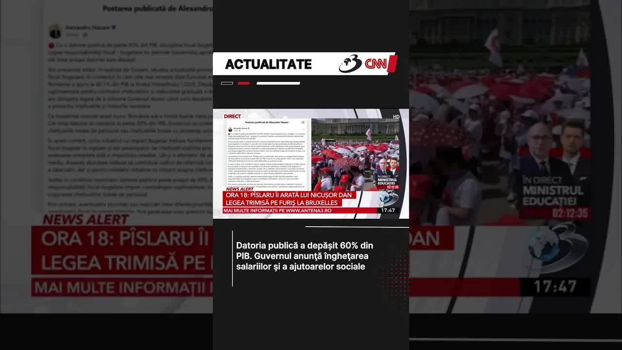 Guvernul anunță înghețarea salariilor și a ajutoarelor