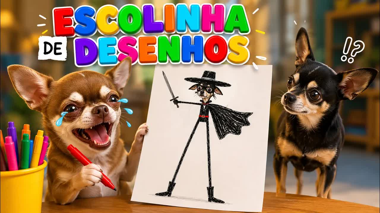 Aula de desenhos artísticos para crianças