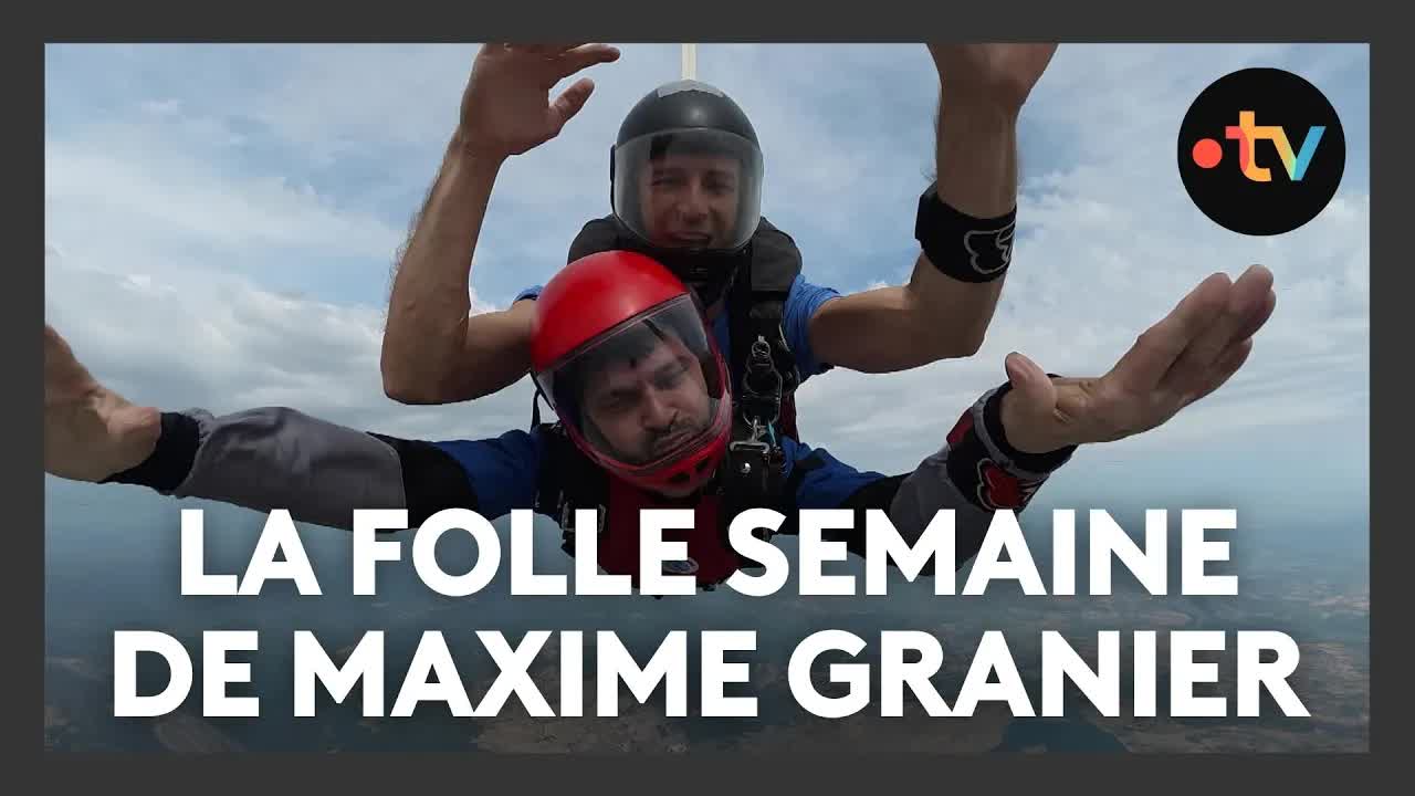 Maxime Granier, champion de handi-parachutisme