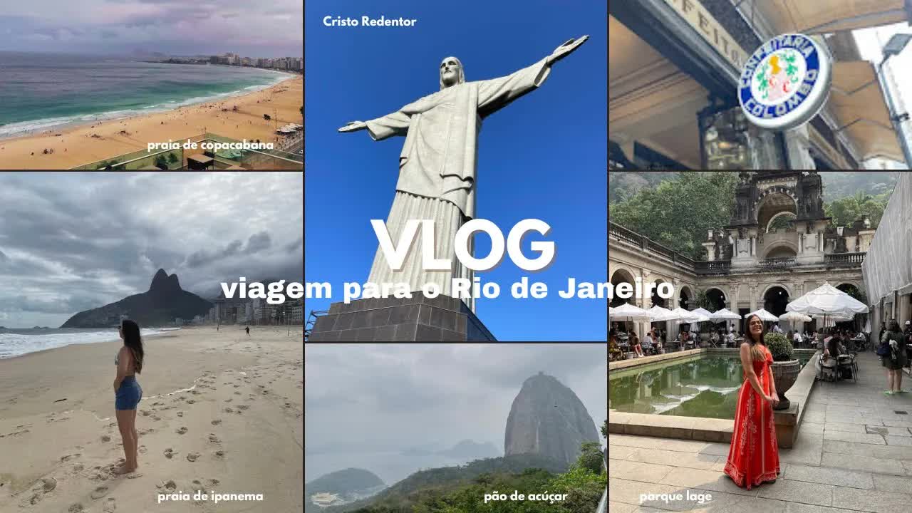 Vlog da minha viagem para o Rio