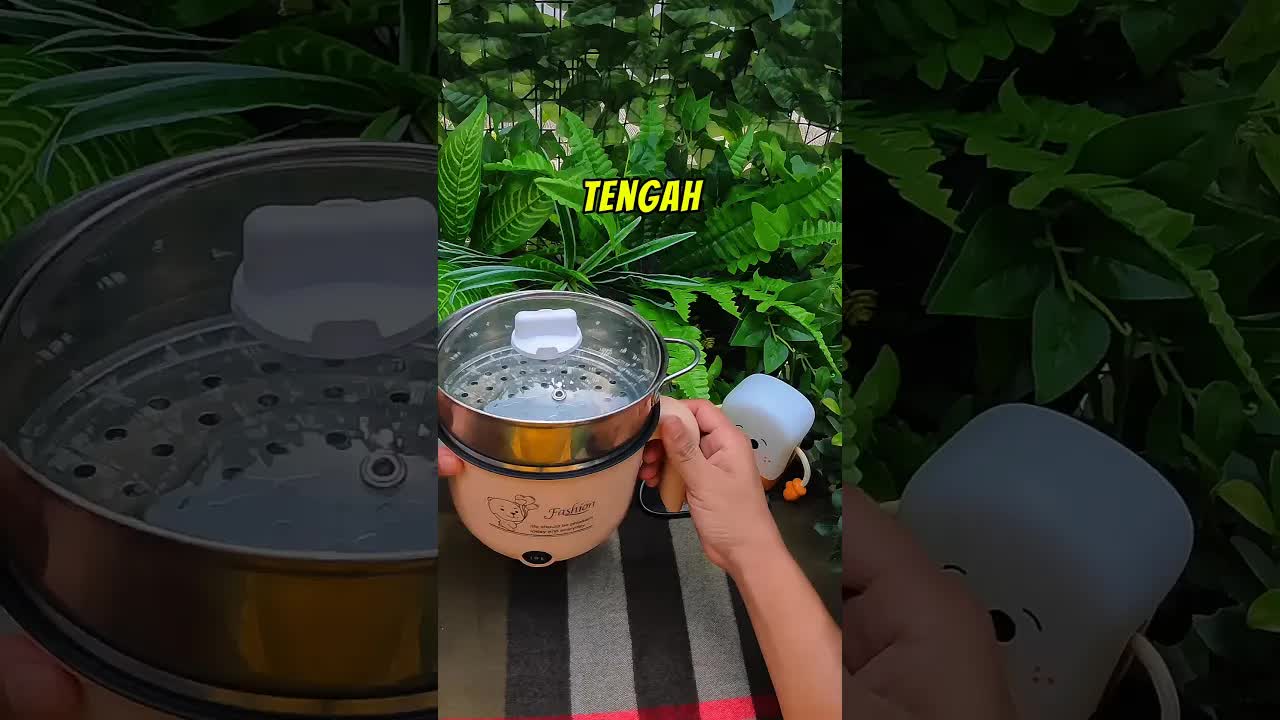 Memasak Nasi dan Maggi dengan Periuk Mini Elektrik