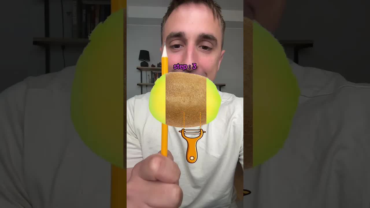 Så skalar du en kiwi med pennfuske