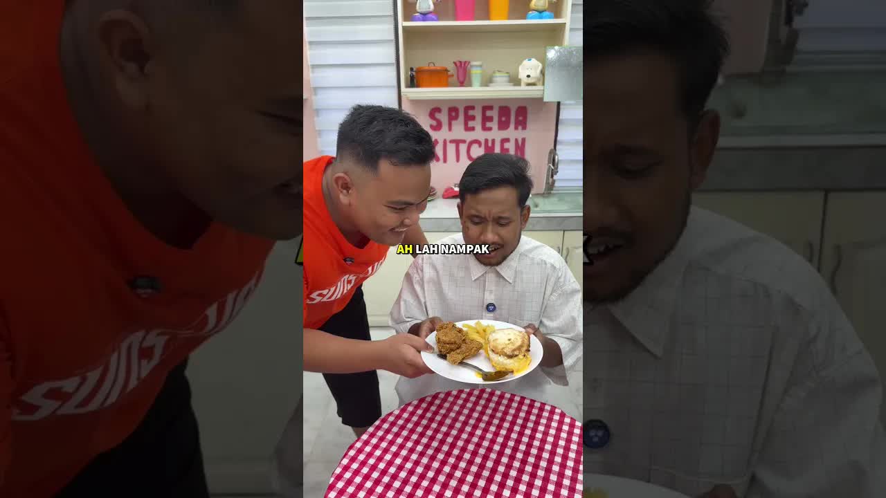 Ikmal Masak Untuk Ayah Surprised