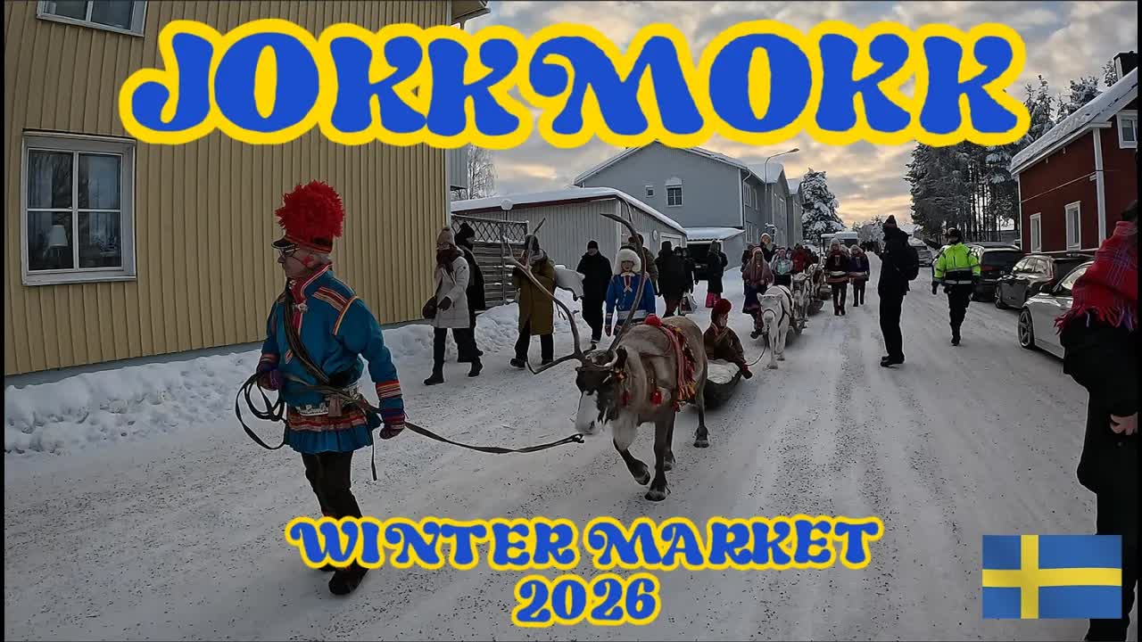 Visiting Jokkmokk Winter Market in Swedish Lapland