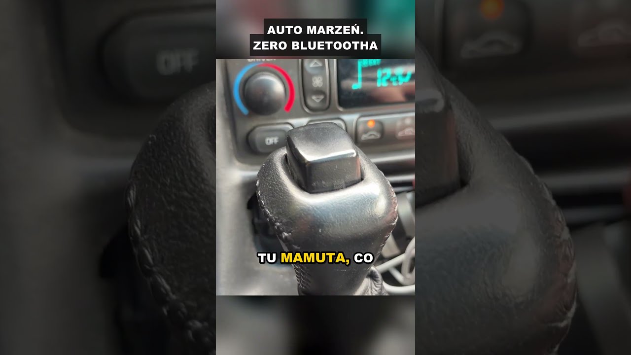 Mój wymarzony samochód: vintage technologia bez Bluetootha