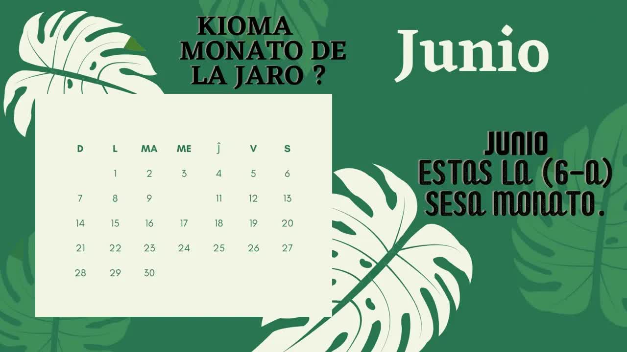 Kioma Monato de la Jaro
