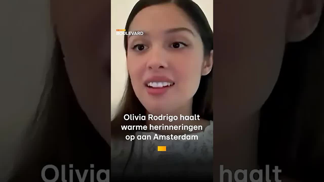 Olivia Rodrigo Shares Her Love for Amsterdam