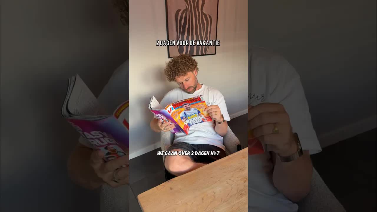 De drukte voor de vakantie