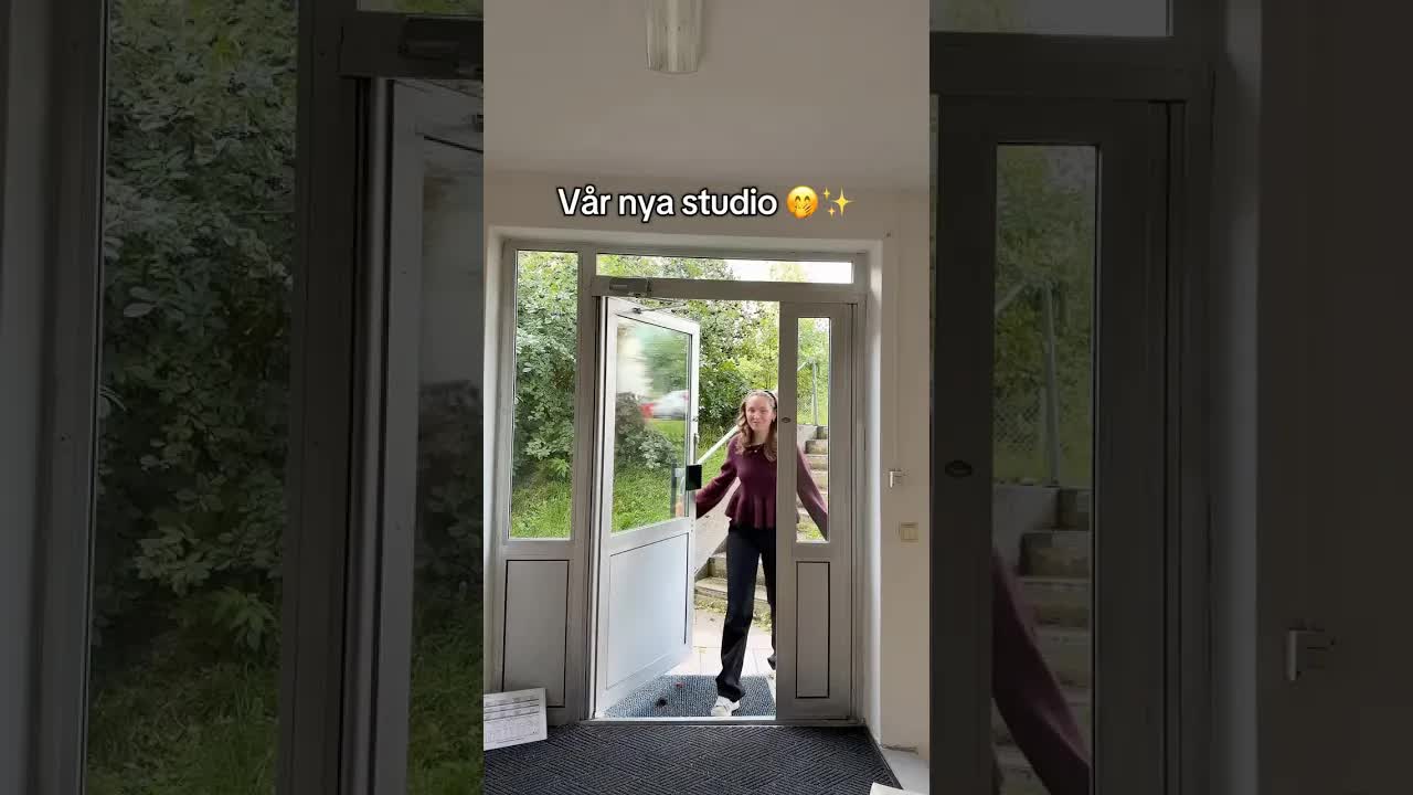 Vi visar er vår helt nya studio