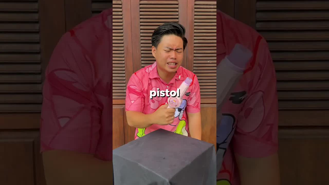 Edwin Punya Pistol Bubble Gede