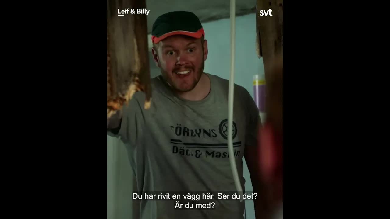 Leif och Billy rivner ner väggen