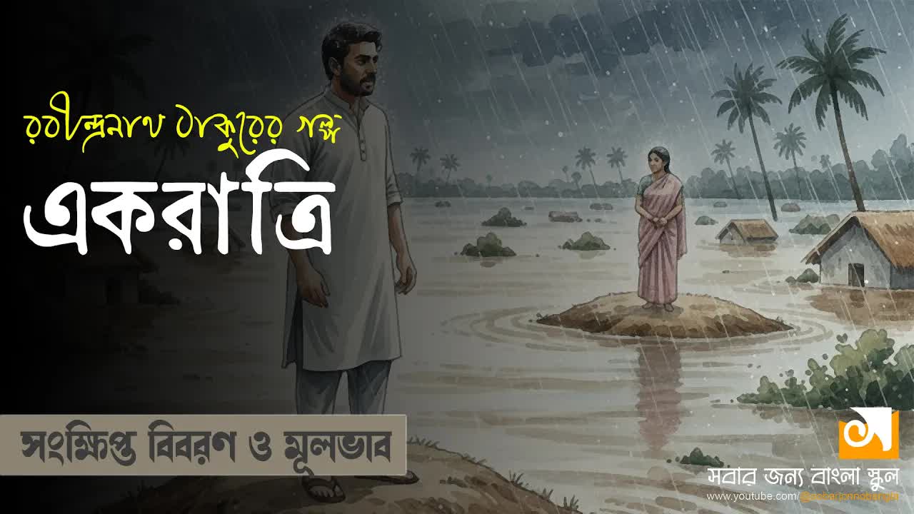 একরাত্রি: রবীন্দ্রনাথের অপূর্ণ প্রেমের গল্প