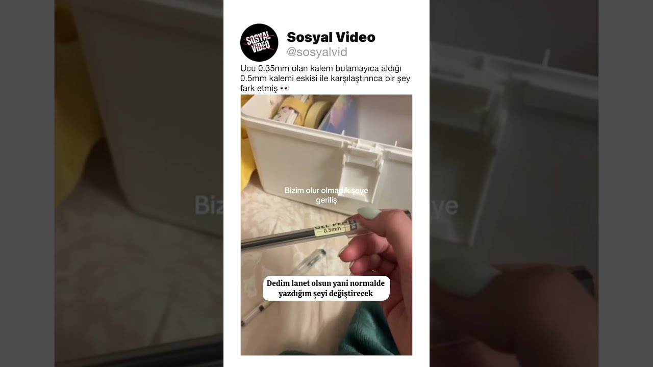 0.35mm Kalem Bulamayanın Dramı