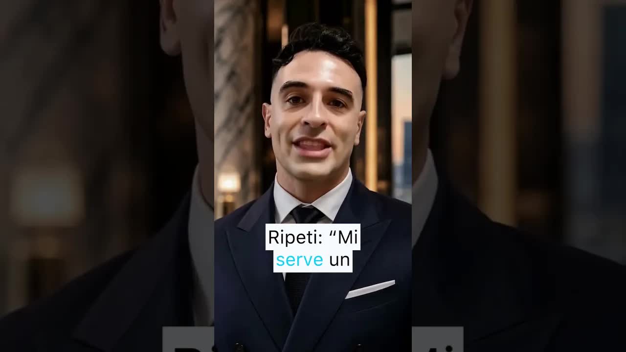 Impara a parlare italiano in 60 secondi