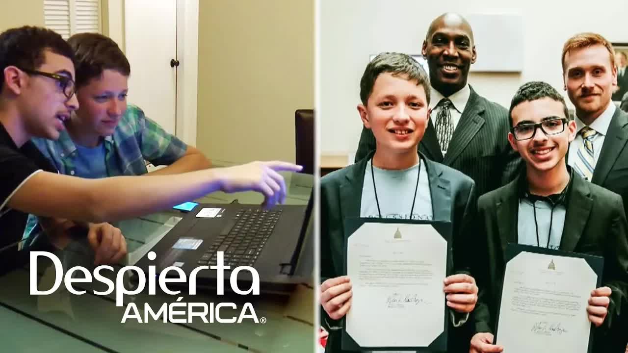 Dos adolescentes crean una app para analizar el agua