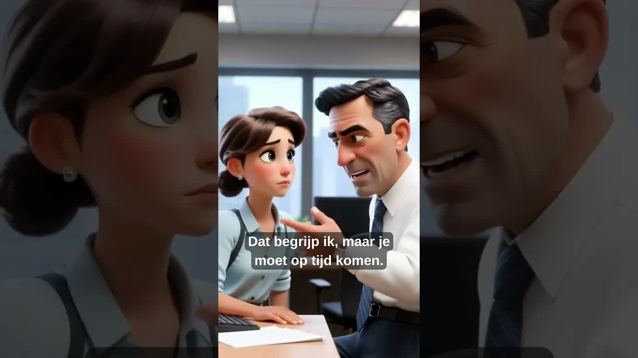 Te laat op werk – gesprek met de baas