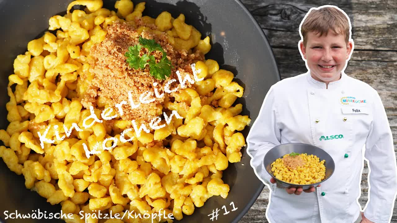 Schwäbische Spätzle und Knöpfle selbst gemacht