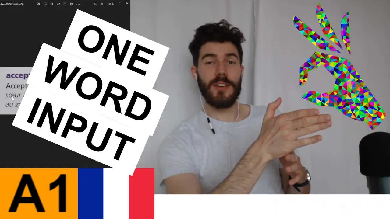 Apprendre le mot « accepter » en français