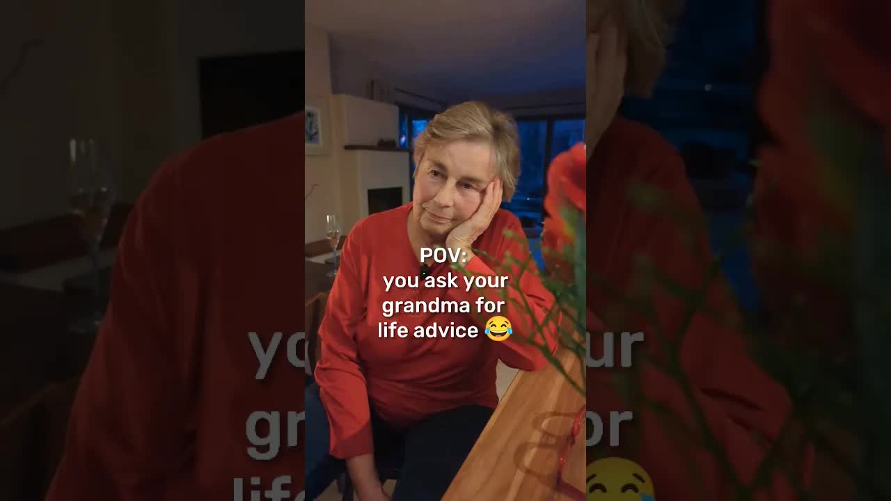 Ein Lebensrat von einer Oma