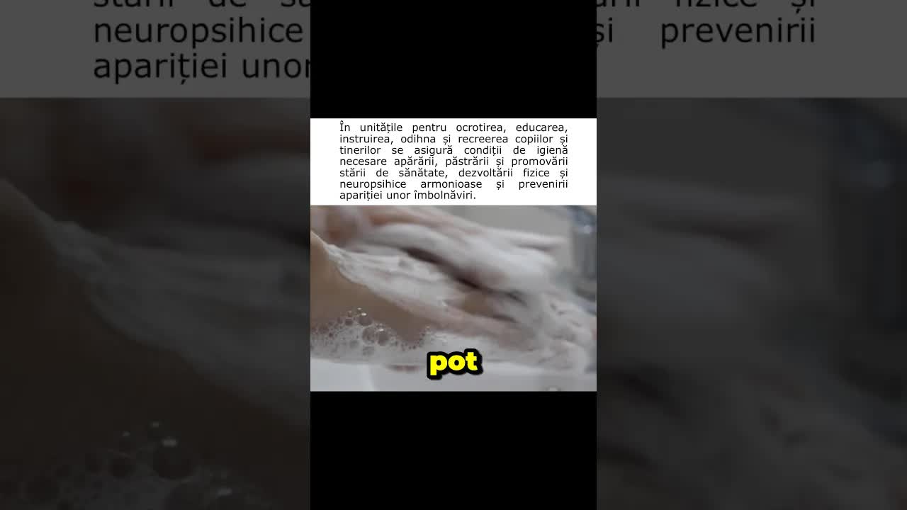 Elevii trebuie să aibă igienă personală la școală