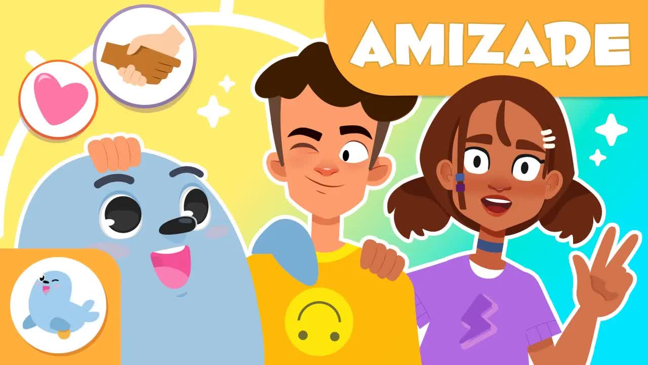 O que é a amizade? Lição para crianças