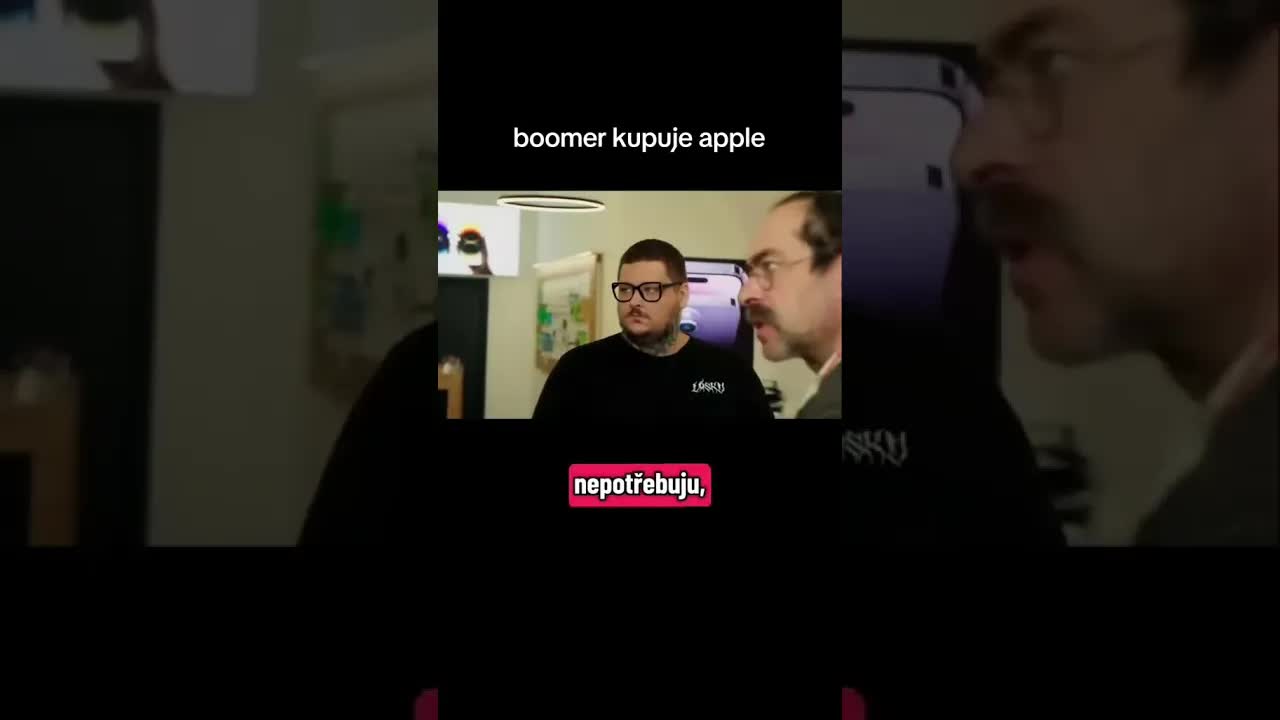Boomer kupuje Apple v obchodě