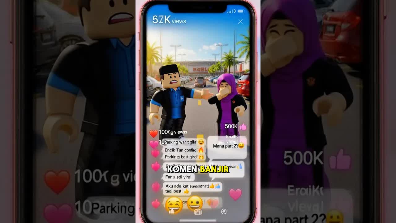 Perang Parkir Drama Jadi Viral