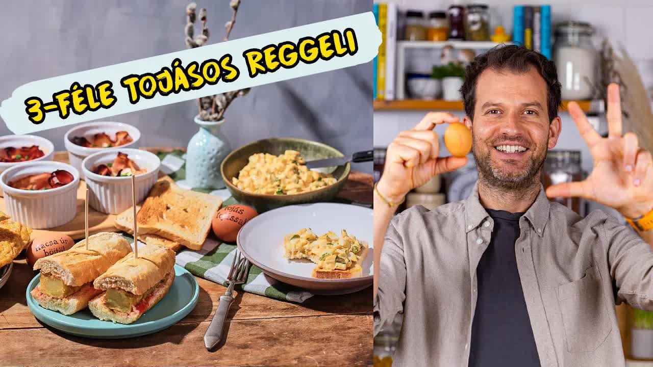 Három egyszerű tojásos reggeli