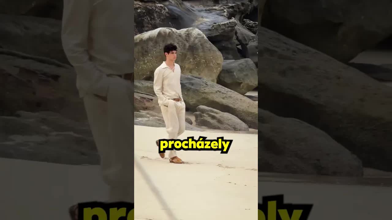 Muž kazí módní přehlídku v Austrálii