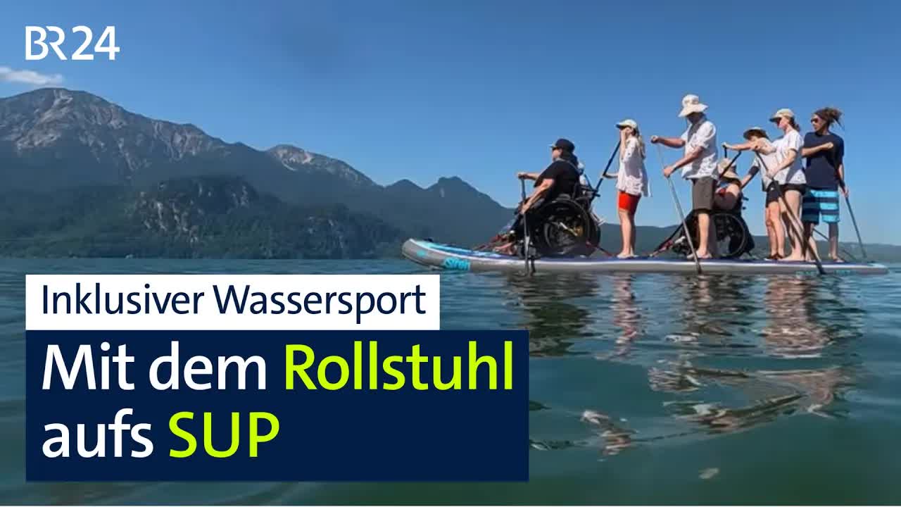 Inklusives Stand Up Paddling für Rollstuhlfahrer