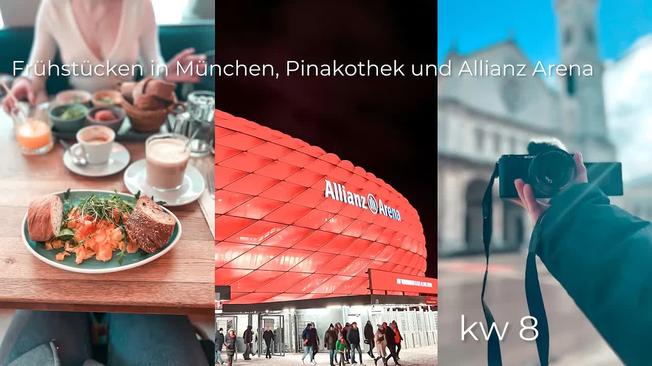 Wochen-Vlog: Frühstück und Kunst in München