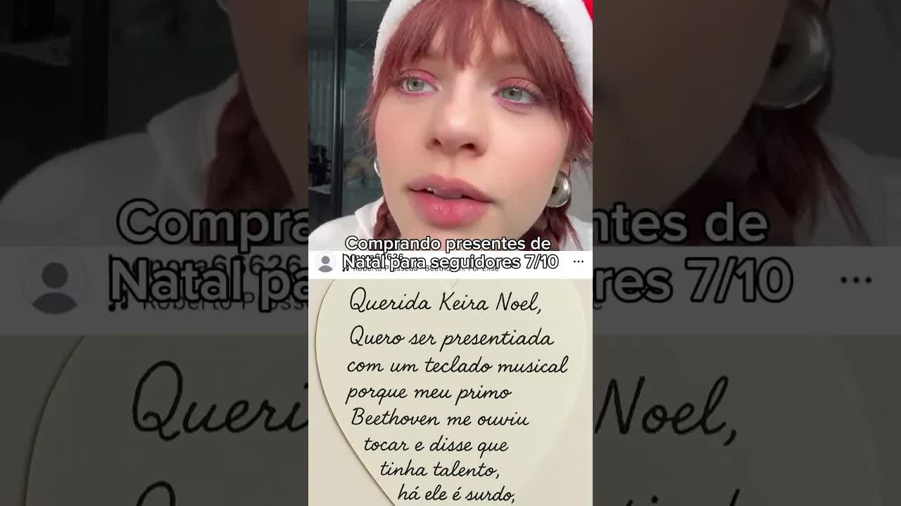 Comprei Presentes de Natal para Seguidores
