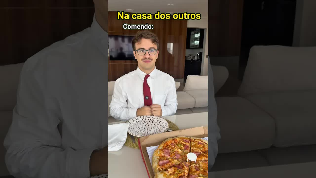 Comportamento na casa dos outros vs em casa