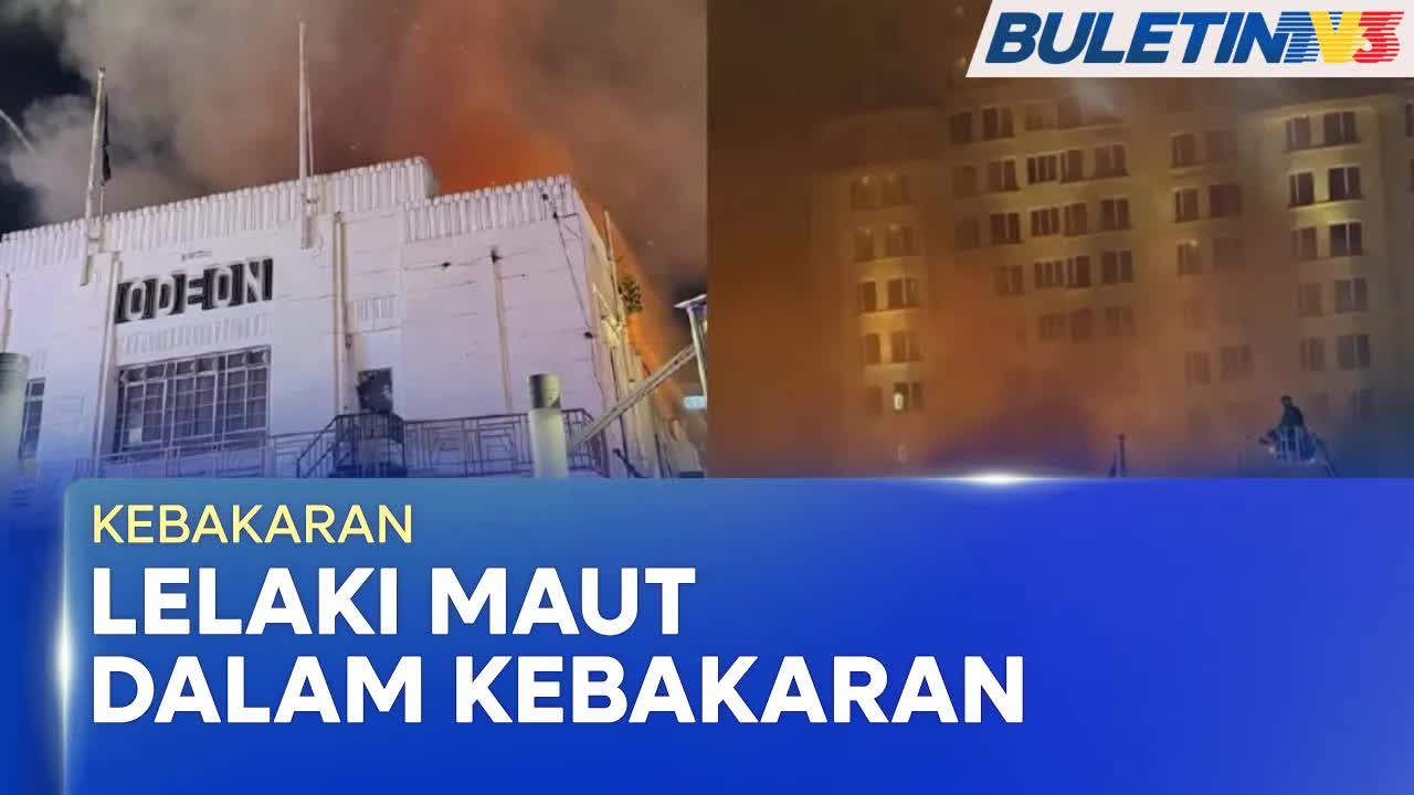 Kebakaran Bekas Pawagam Odeon di Georgetown